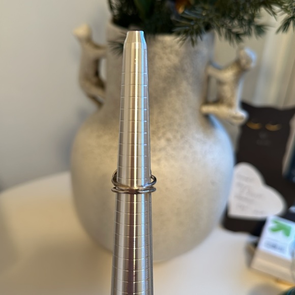 .925 Labradorite Sterling Silver Ring, US size 5.5 - Picture 6 of 7